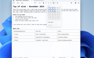 微软Windows记事本迎重磅新功能！可原生创建表格