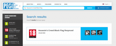 《刺客信条：黑旗》重制版已确认 分级网站结果公布