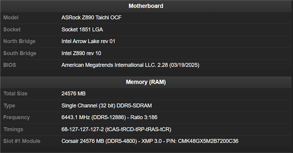 内存超频新世界记录诞生!惊人的DDR5-12886MT/s