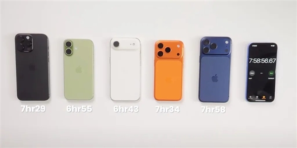 不用担心了！iPhone Air续航实测出炉：与iPhone 17基本一致