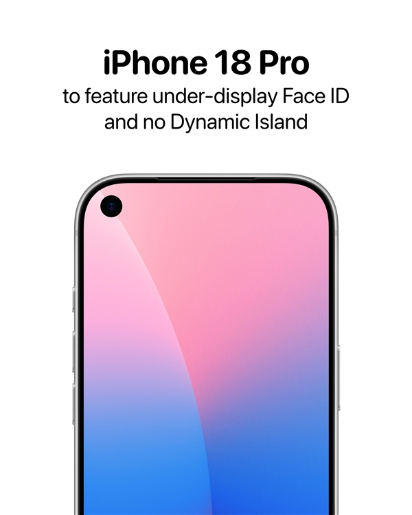 最惊艳的苹果手机来了！iPhone 18 Pro灵动岛瘦身成功 iPhone Pro 第2张