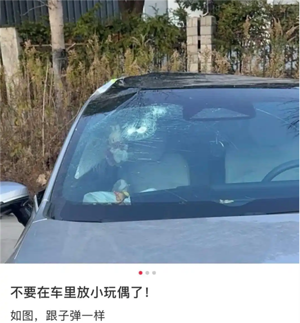 不要在车里放小玩偶了！发生事故后果不堪设想
