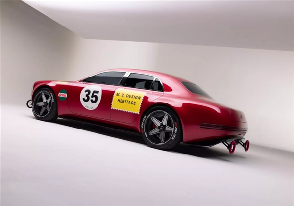 传奇赛车红猪归来！奔驰全新概念车曝光：致敬1971斯帕封神一战 传奇赛车红猪 第2张