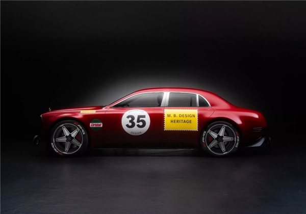 传奇赛车红猪归来！奔驰全新概念车曝光：致敬1971斯帕封神一战 传奇赛车红猪 第3张