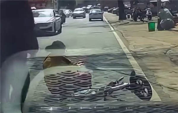 又想复制无接触事故!女子骑车摔倒反诬赖司机摁喇叭被吓到 记录仪显示路面颠簸所致 无接触事故 第1张 又想复制无接触事故!女子骑车摔倒反诬赖司机摁喇叭被吓到 记录仪显示路面颠簸所致 无接触事故 第1张