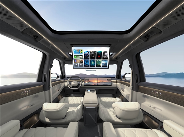 上汽大众ID. ERA 9X量产下线：行业首发木纹魔术屏 比国产新势力还科幻 9X量产 木纹魔术屏 第4张