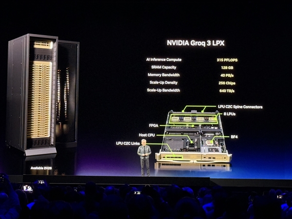 NVIDIA创造全新Groq 3 LPU：500MB SRAM高速缓存 7倍带宽碾压HBM4 NVIDIA Groq LPU 第3张