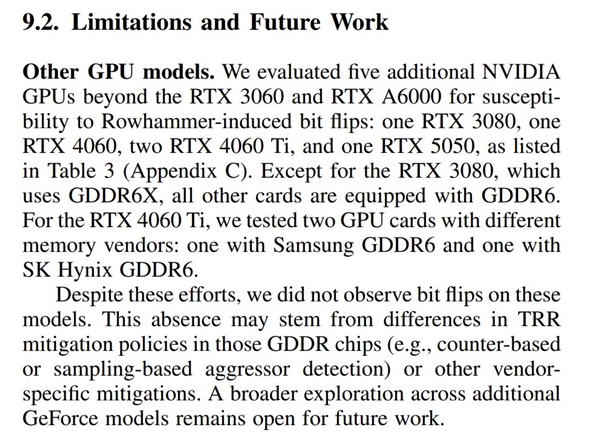显卡安全警报！经典攻击拿捏N卡：RTX 3060/A6000等已沦陷