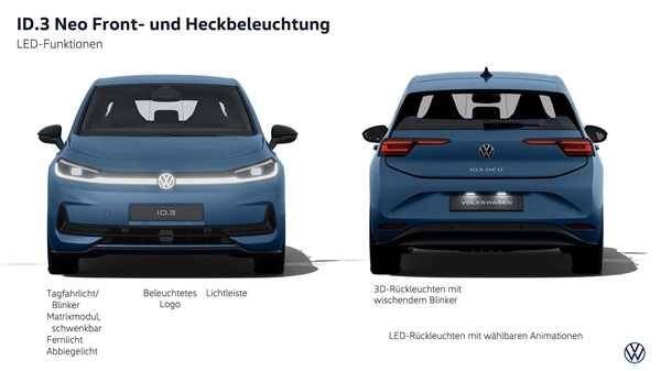大众ID.3焕新升级:实体按键回来了、续航猛涨超600公里 大众ID.3 第15张 大众ID.3焕新升级:实体按键回来了、续航猛涨超600公里 大众ID.3 第15张