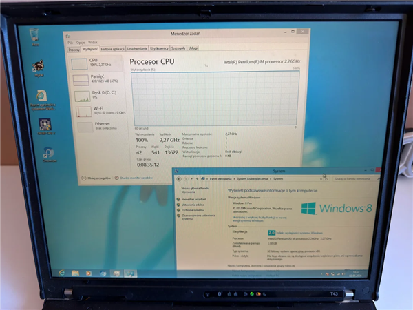 26年Windows全通关！单核ThinkPad T43封神：裸机跑遍NT到Win10 ThinkPad T43 第8张