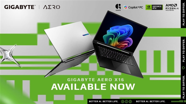 技嘉发布新款Copilot+ PC：搭载RTX 5070与AMD Ryzen AI 9 465 技嘉Copilot+ PC 第1张