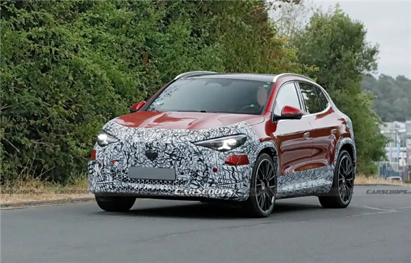 奔驰最亲民纯电SUV！全新AMG GLA路试谍照曝光：680马力对标宝马iX3 M