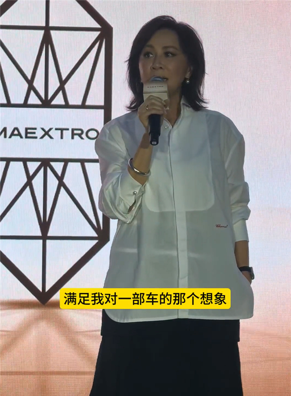 刘嘉玲谈尊界S800典藏大观：这辆车只有我想不到 没有它做不到的