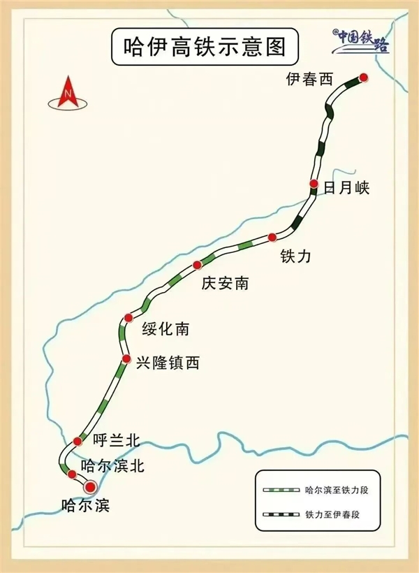 我国最北高铁线路!哈伊高铁今日正式通车:穿越冻土区
